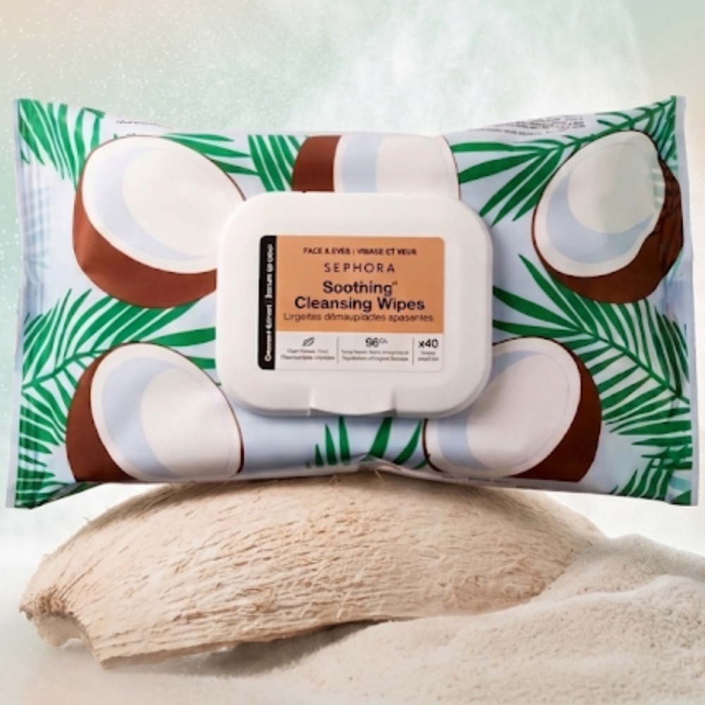 NEW SEPHORA COLLECTION
Cleansing + Exfoliating Wipes